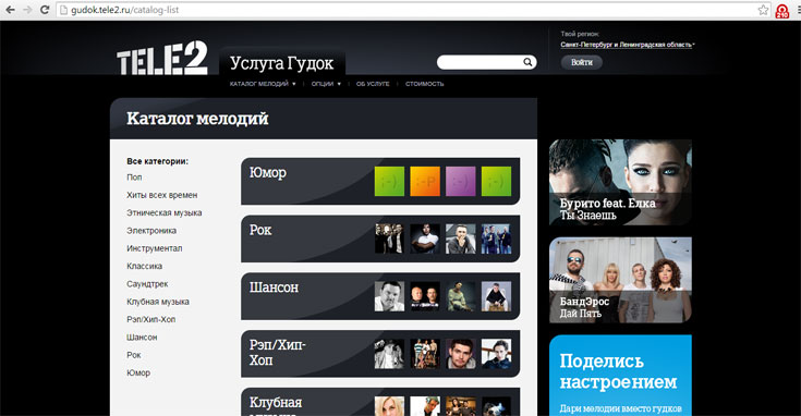 Теле2 услуга «Гудок» Теле2 услуга «Гудок»