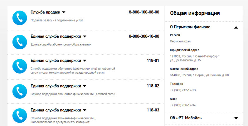 Как позвонить оператору Ростелеком в Перми Как позвонить оператору Ростелеком в Перми