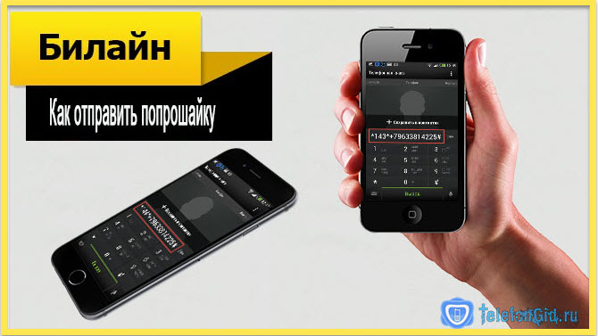 Как отправить попрошайку на Билайне