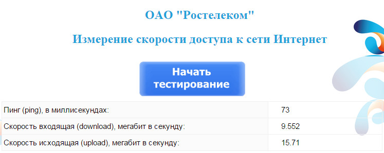 Проверка скорости интернета Ростелеком - тест скорость, способы проверки