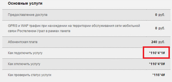 Мобильный интернет Ростелеком - все тарифы, подключение Мобильный интернет Ростелеком - все тарифы, подключение