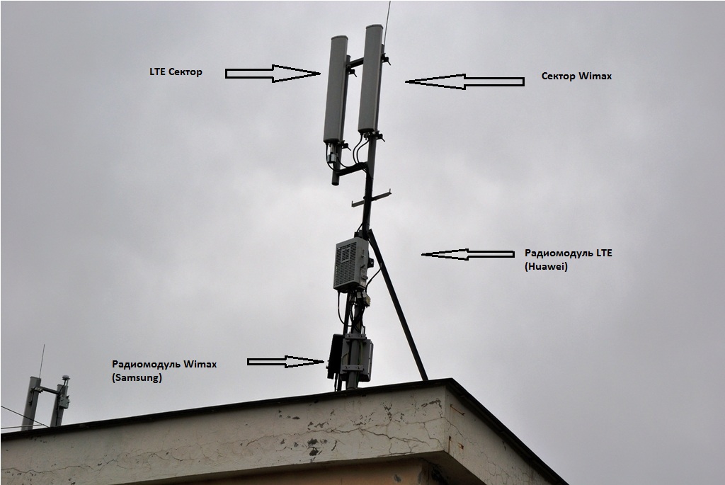 Карта базовых станций оператора мобильной связи и провайдера мобильного интернета Yota