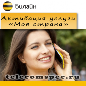Услуга «Моя страна» от Билайн – как разговаривать и экономить одновременно Услуга «Моя страна» от Билайн – как разговаривать и экономить одновременно