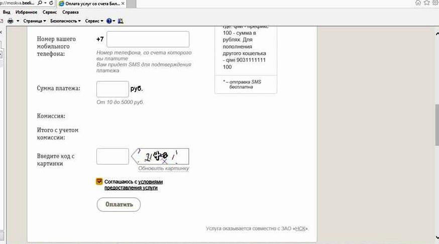 Как перевести деньги с Билайна на Qiwi кошелек Как перевести деньги с Билайна на Qiwi кошелек