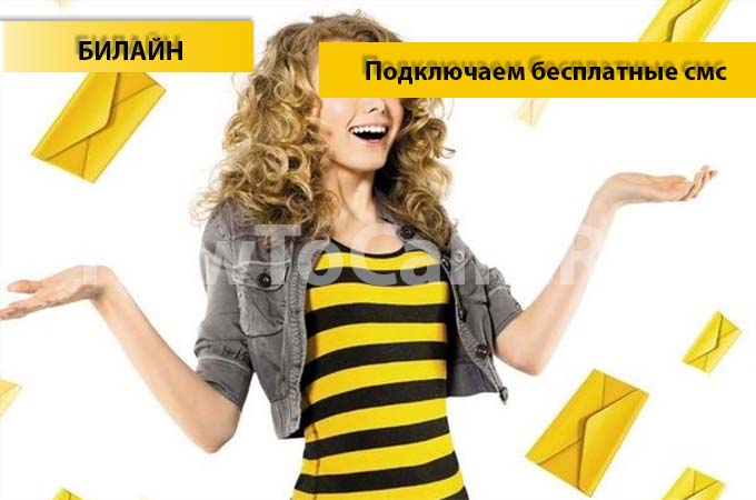 Как подключить бесплатные смс на Билайне?