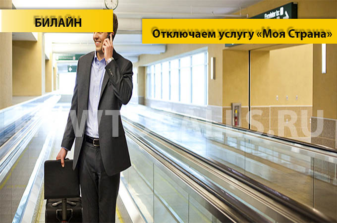 Как отключить услугу моя страна Билайн - инструкция и 3 способа отключения услуги
