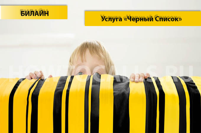 Услуга Черный список от Билайна - описание, подключение и отключение Черного Списка Билайн