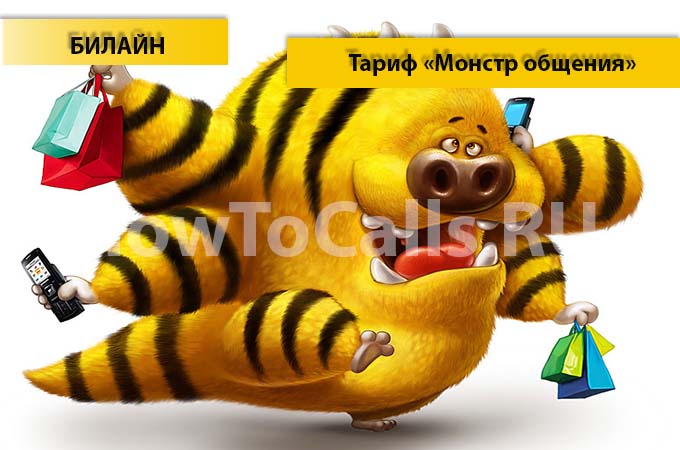 Тариф «Монстр общения» от Билайн - описание тарифа, как подключить и как отключить тарифный план Монстр общения от Билайн