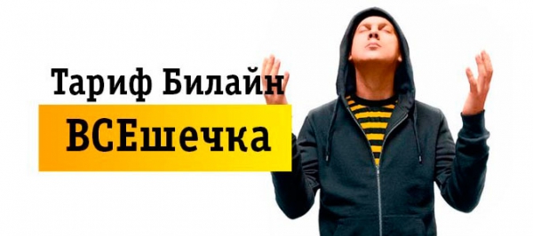 Тариф всё за 100 Билайн, тариф всешечка: подключение, описание Тариф всё за 100 Билайн, тариф всешечка: подключение, описание