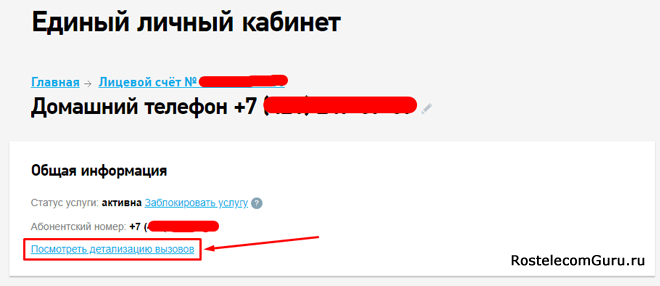 Как заказать детализацию звонков Ростелеком в личном кабинете и другими способами